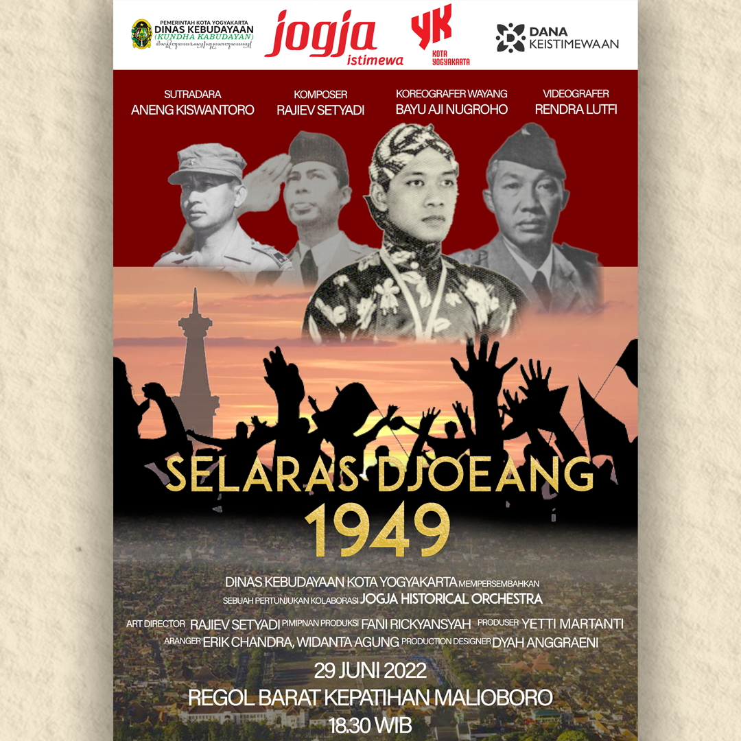 Dinas Kebudayaan Kota Yogyakarta Gelar Pentas Sejarah Jogja Historical Orchestra di Akhir Juni