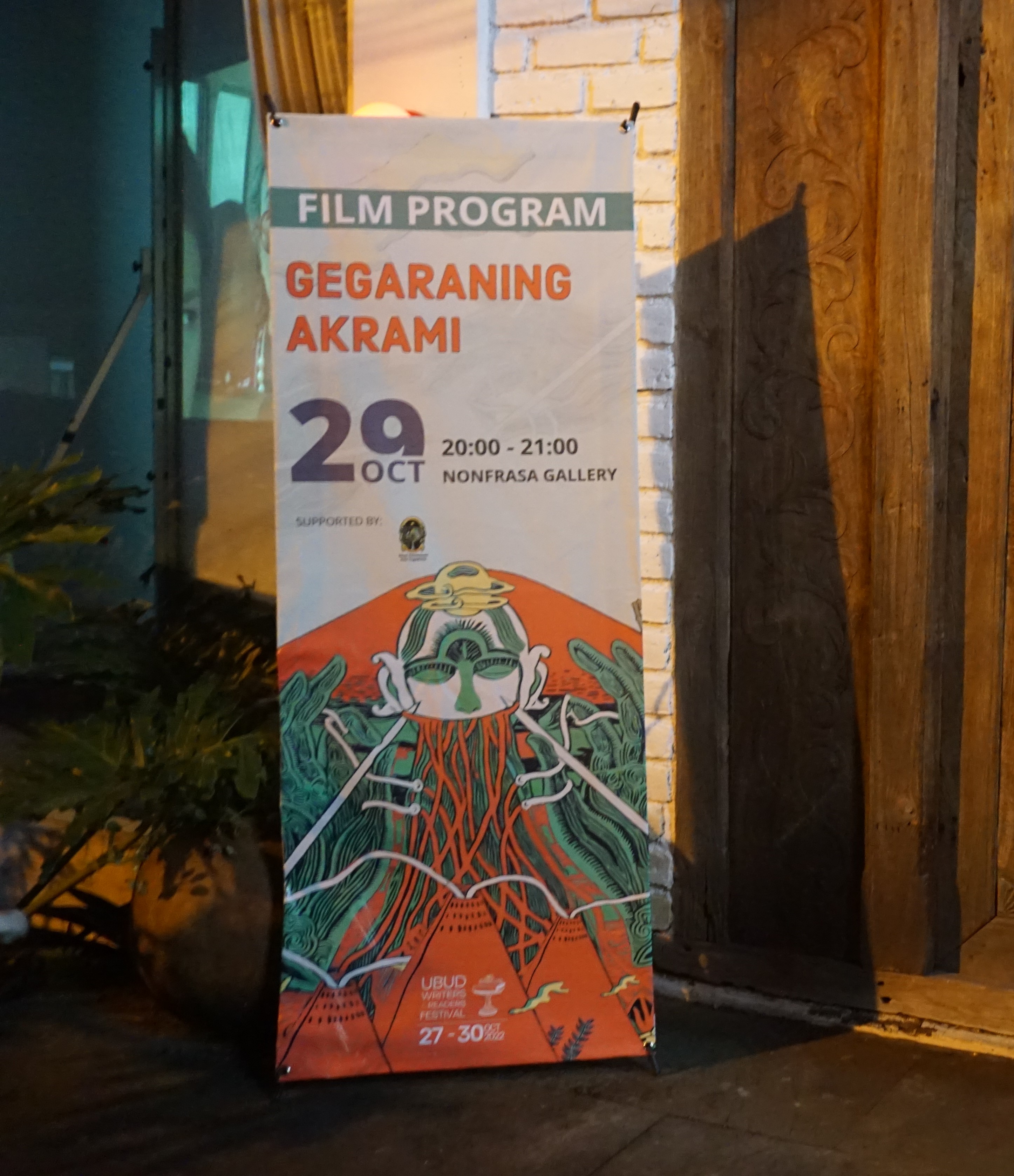 Film Produksi Dinas Kebudayaan Kota Yogyakarta Tayang di Ubud Writers & Readers Festival
